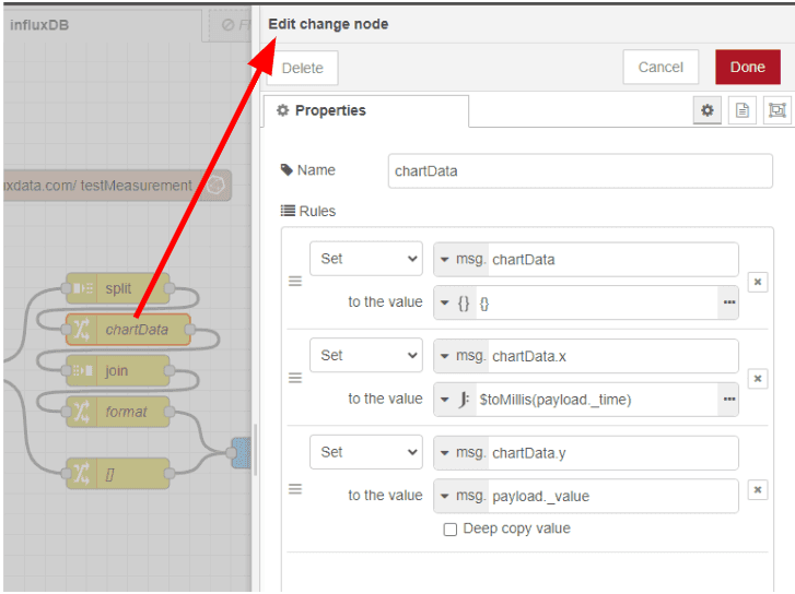 "Screenshot of the change node properties tab"